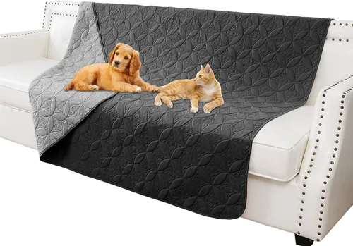 Vista 20 de Manta impermeable para perro, 30 x 30 pulgadas, fundas de sofá para mascotas pequeñas para sofá, silla, cama, protector de muebles de perros