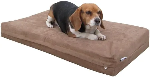 Vista 34 de Dogbed4less Cama de espuma de memoria para perros, ortopédica, con gel refrescante, forro impermeable con funda exterior duradera lavable