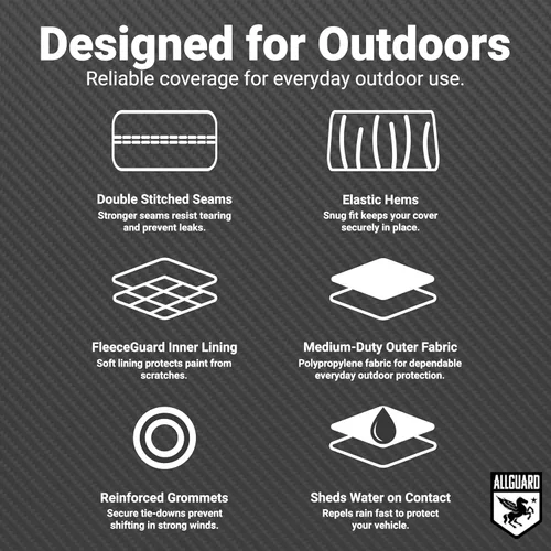 Vista 3 de Funda Weatherproof Max para Camión y Garantía Compatible con Dodge 1981-1983 Ram D100 Cabina Regular, 8' y Carcasa – Cubierta para Exteriores