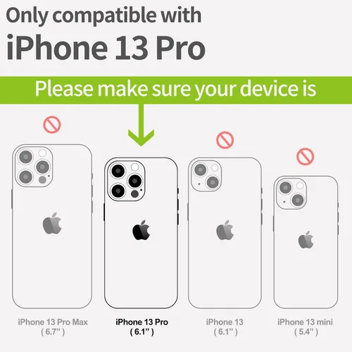 Vista 3 de Carveit Funda magnética de madera para iPhone 13 Pro [madera natural y TPU suave negro] a prueba de golpes, funda de madera única compatible
