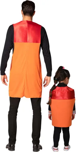 Vista 2 de Rasta Imposta Juego de disfraces de Halloween para adultos y niños, talla única para adultos y niños 3-6