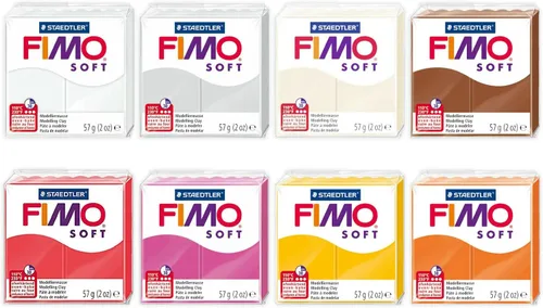 Vista 17 de FIMO Soft & Effect - Arcilla polimérica para modelar horno - 2.01 oz - Juego de 8 - The Anemone Collection