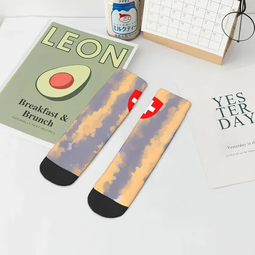 Vista 8 de Coat Of Arms Of Switzerland Ankle Socks Winter Low Cut Sports Warm Comfort Breathable Casual Socks For Mens And Womens