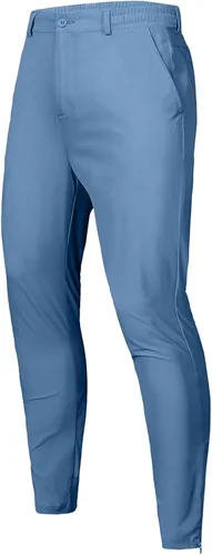 Vista 9 de JMIERR Pantalones de golf para hombre Pantalones deportivos elásticos casuales ajustados para senderismo, viajes, trabajo, pantalones de vestir