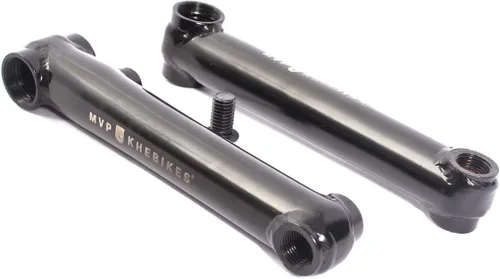 Vista 3 de KHEbikes KHE MVP BMX Brazos de manivela 48T 4130 CrMo para eje de 0.748 in 6.496 in Par Negro solo 1.27lbs