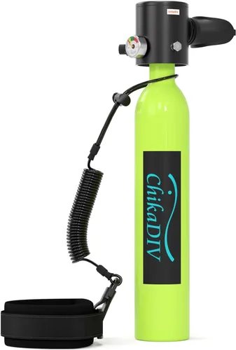 Vista 8 de Mini Scuba Tank,Portable Diving Tank,0.5l Lung Tank for Snorkeling Diving, Reusable Scuba Diving Kit Gear Underwater Breathing Training, Emergency