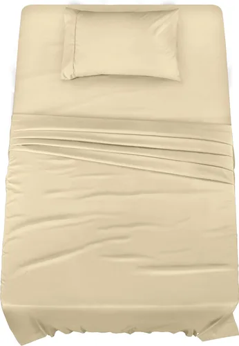Vista 18 de Utopia Bedding Juego de sábanas de tamaño King, paquete a granel de 8 sábanas, microfibra suave cepillada, bolsillos profundos, resistente al
