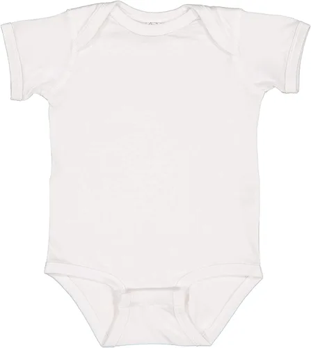 Vista 101 de RABBIT SKINS, Body de manga corta de jersey fino suave para bebé