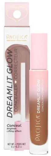 Vista 15 de Pacifica Corrector DreamLit Glow de cobertura completa con escualano para ojeras y corrección de manchas oscuras, ligero y duradero, vegano y libre