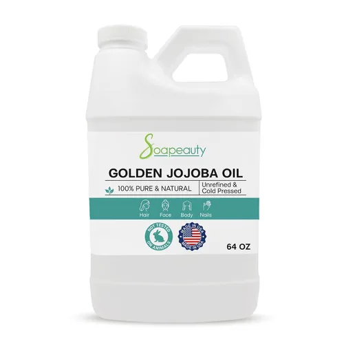 Vista 9 de Soapeauty Aceite de jojoba transparente 100% puro y natural refinado, prensado en frío, sin hexano Aceite hidratante para piel, cara, cabello