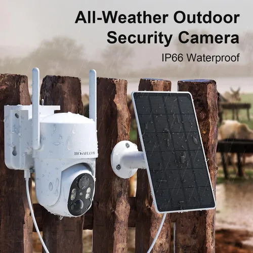 Vista 10 de Cámara de Seguridad Sin WIFI Sin Necesidad de Internet, Cámara de Seguridad Celular 4G LTE Inalámbrica para Exteriores, Cámara de Seguridad Solar