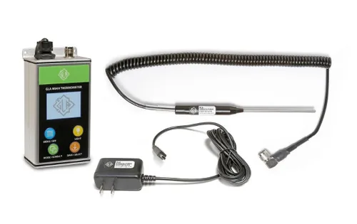 Vista 2 de GLA Termómetro rectal veterinario M900 para ganado más pequeño, más ligero. Temperaturas rápidas y precisas en 8-15 segundos. Pantalla LCD grande