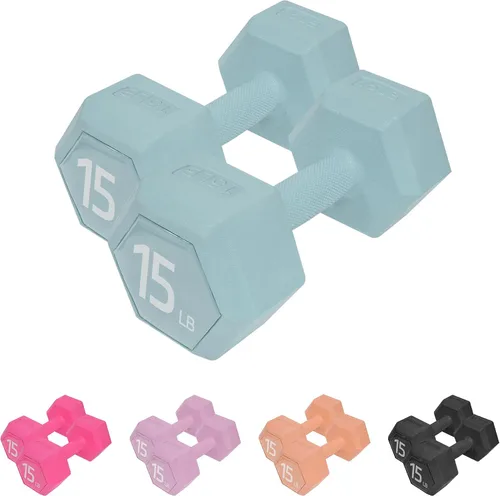 Vista 14 de Dumbbell Sets With Rack - 5/15/20/25/36lb Dumbbells Pair Hand Weights Set of 2 - Easy Grip - Arm Weights for Strength Training Workouts Fitness