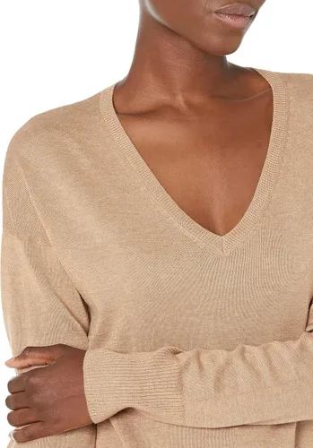 Vista 4 de Tienda Essentials Women's Lightweight Long-Sleeve V-Neck Tunic Sweater (Available in Plus Size)