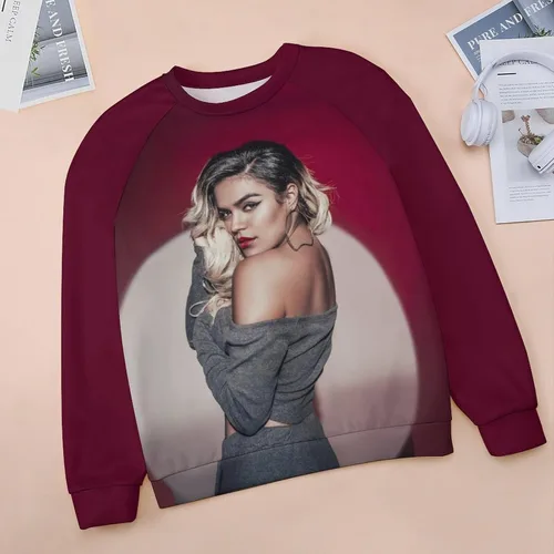 Vista 3 de PAPERBAGS Sweatshirt Womens Graphic Crewneck Long Sleeve Sweatshirts Casual Pullover Tops