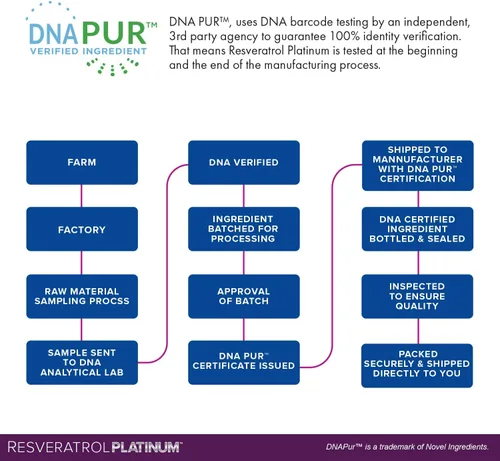 Vista 7 de Suplemento antioxidante de platino Resveratrol: potente fórmula antienvejecimiento con resveratrol trans puro y natural para apoyo inmunológico