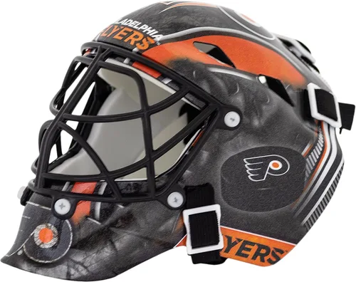 Vista 25 de Franklin Sports mini máscara para portero con logo de la NHL