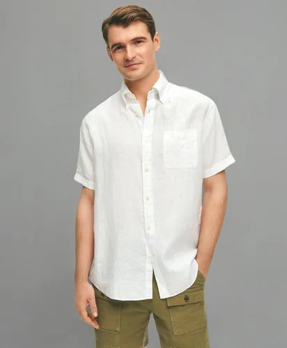 Vista 3 de Brooks Brothers Men's Short Sleeve Button Down Sport Shirt