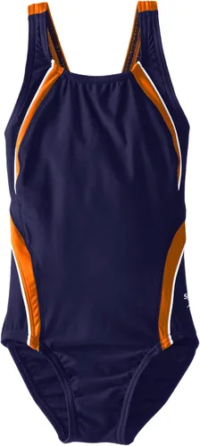 Vista 3 de Speedo Traje de baño de espalda pulse con empalme cónico para niña grande