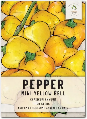 Vista 78 de Seed Needs - Semillas de pimiento arcoíris para plantar verduras, 1 paquete