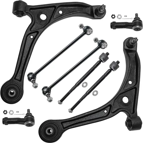 Vista 148 de Detroit Axle - Kit de brazos de control de extremo de 8 piezas para Toyota 2001-2003 Highlander 2002-2003 Camry Lexus ES300, 2 conjuntos de brazos