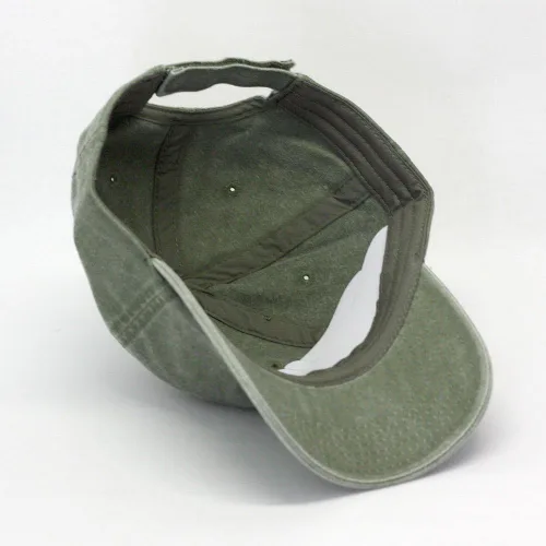 Vista 3 de The Vintage Year Gorra de béisbol ajustable de 6 paneles de algodón lavado liso