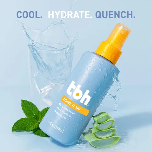 Vista 6 de TBH Kids Kit completo de cuidado de la piel para adolescentes – Lavado facial, tóner, toallitas y crema hidratante sin aceite con vitamina C, ácido
