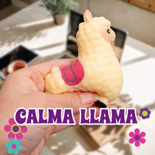 Vista 4 de Boxer Gifts Calma Llama Juguete Antiestrés Pelotas Antiestrés Únicas para Adultos y Adolescentes - Juguetes Sensoriales Blanditos de Animales