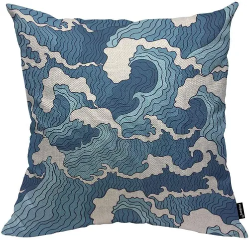 Vista 9 de HOSNYE Funda de almohada decorativa de árboles de abeto y pino 16x16, árboles verdes saludables en un cojín de almohada de abeto antiguo, funda