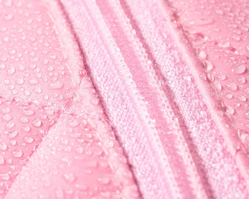 Vista 7 de Bolsa de lona acolchada con lazo para niñas, Rosado