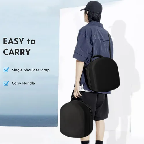 Vista 6 de GAGITERVR Hard Carrying Case Compatible with Playstration VR2 Gaming Headset and Accessories, PS VR2 Travel Case with Customizable Foam Fits