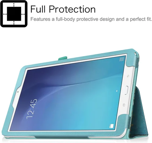 Vista 5 de Fintie, funda tipo libro Samsung Tab Galaxy E 9.6, Z-flor