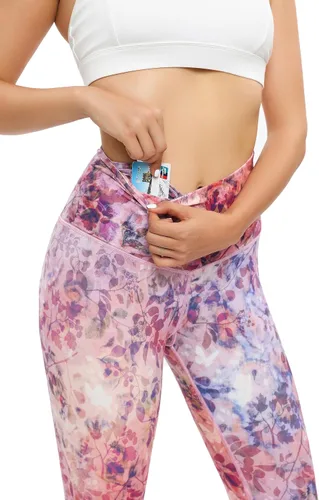 Vista 5 de Chisportate Sustainale - Leggings de yoga con bolsillos para mujer