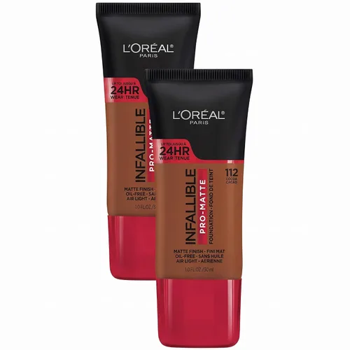 Vista 25 de L'Oreal Paris Cosmetics Makeup Infallible Pro-Matte - Base líquida de larga duración, arena, 1 onza líquida