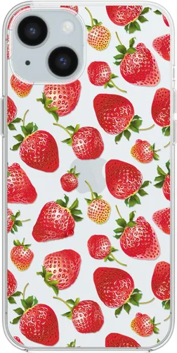 Vista 7 de Blingy's Funda para iPhone 15, lindo patrón de carlino divertido estilo perro divertido diseño de animales de dibujos animados diseño transparente