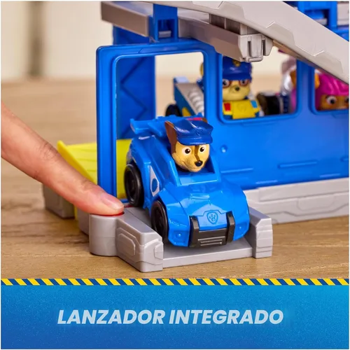 Vista 5 de Paw Patrol: Pup Squad, Search & Rescue HQ Playset con vehículo y 2 figuras