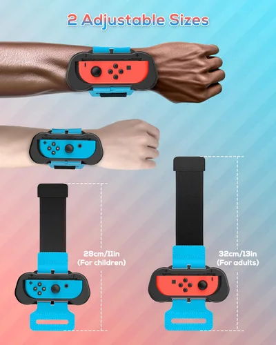 Vista 3 de MENEEA Wrist Strap Compatible with Just Dance 2025 2024 2023for Zumba Burn It Up,Adjustable Wrist Bands for Nintendo Switch & OLED Model for