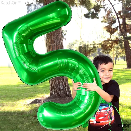 Vista 539 de KatchOn Globo negro del número 1 de 40 pulgadas, globo de feliz cumpleaños Large Mylar Number One Balloon for 1st Birthday Decorations, Foil