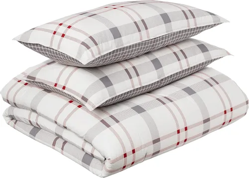 Vista 12 de Eddie Bauer - Juego de edredón twin, ropa de cama reversible a cuadros con funda a juego, peso medio para uso durante todo el año, artículos Aliso