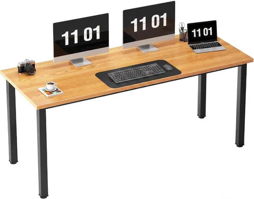 Vista 12 de Need Escritorio pequeño para computadora, mesa de escritura resistente de 31.5 pulgadas, estrecho, negro
