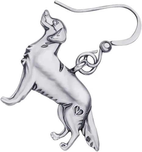 Vista 4 de WEVENI Alloy Cute Golden Retriever Dog Earrings Dainty Dangle Drop Pet Jewelry For Women Girls Ladies Vintage Gifts