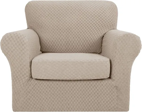 Vista 58 de YEMYHOM - Fundas elásticas para cojín individual, protector de sofá, silla, asiento, funda deslizante, funda suave de sofá, reemplazo, grande, a