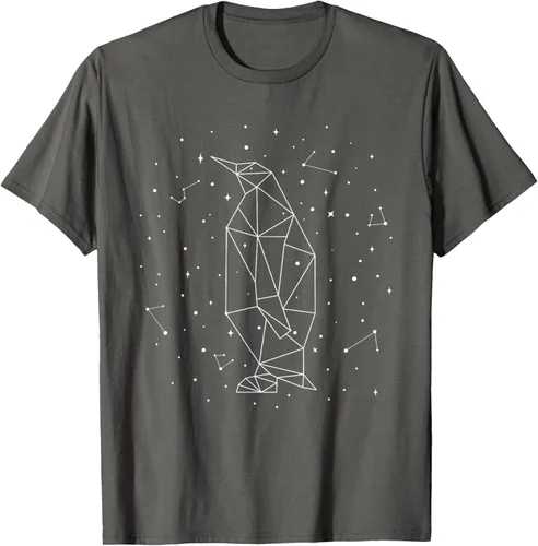 Vista 87 de Sternbild Penguin Constellation Emperor Sea Bird Penguin Camiseta Negro