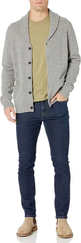 Vista 4 de Goodthreads Suéter tipo cárdigan de manga larga con cuello de chal para hombre