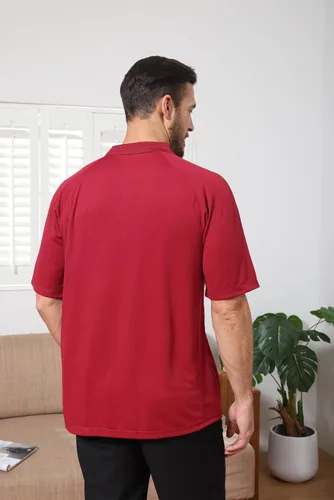 Vista 3 de MOHEEN Men's Polo Shirts Short Sleeve Moisture Wicking Performance Athletic Casual Golf Collared Shirt,Tall SizesM-7XL