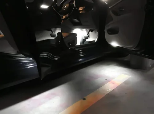 Vista 6 de x xotic tech 2 lámparas LED de cortesía para puerta, sin errores, ajuste original compatible con Lexus IS ES GS LS o Toyota Sienna Camry 4Runner