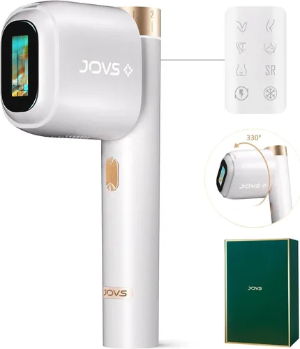 Vista 8 de JOVS Depilación láser, [energía 24J] Depilación IPL para mujeres y hombres, tecnología de enfriamiento de hielo de zafiro sin dolor de 37 °F, 6