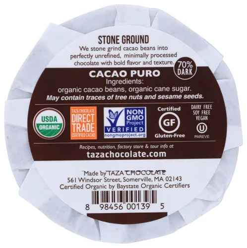 Vista 2 de Taza mexicano de chocolate chocolate Disco, Cacao puro, 2,7 onza