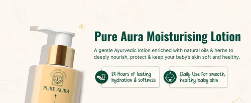 Vista 7 de Rich Baby Loción Hidratante, 3.4 fl oz, Crema Nutritiva para Piel Suave y Sensible, Ayurvédica y Sin Químicos, Seguro para Recién Nacidos y Niños