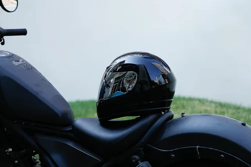 Vista 3 de TCMT - Casco para adultos, negro brillante, de cara completa, para calle, bicicleta de tierra, ATV, motocicleta todoterreno, motocross, aprobado por